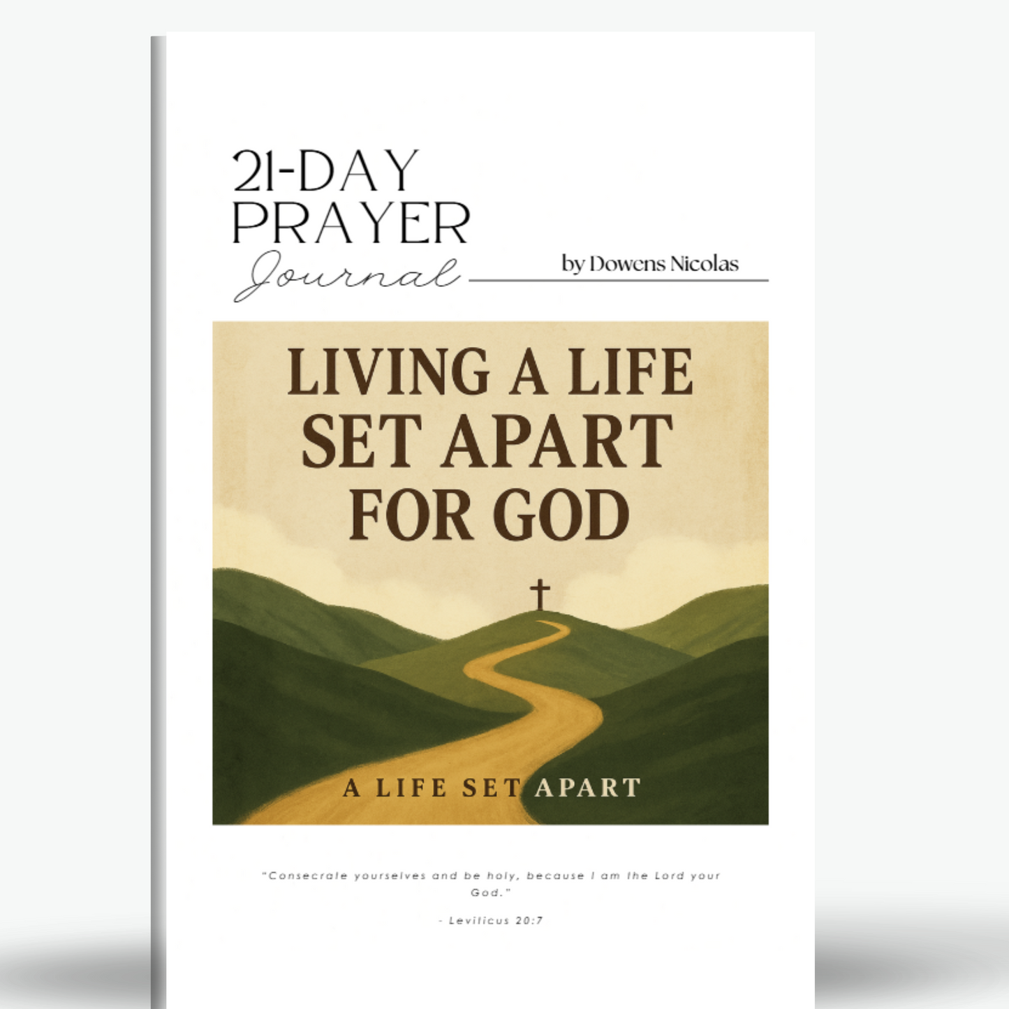 Living A Life Set Apart For God 21-Day Prayer Journal